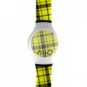 Orologio Zitto Led gomma/silicone Giallo