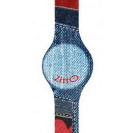 Orologio Zitto Led gomma/silicone blu jeans