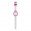 OROLOGIO ZITTO LED COLLEZIONE SQUBA GOMMA/SILICONE BIANCO/FUXIA