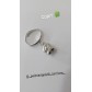 Anello Donna Regolabile In Argento 925% Con Charms Campanella Portafortuna