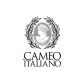 Anello Cameo Italiano in argento rosè con iniziale A51-R