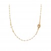 Collana Rosario donna/uomo argento 925% colore oro giallo - Ananda925 -