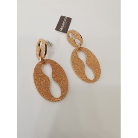 Orecchini donna pendenti bronzo colore oro rosa Rebecca gioielli Collezione Amalfi Ref: BAFOBR02