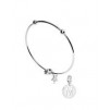 Rebecca Bracciali Donna Rigido con charms lettera -M- My World