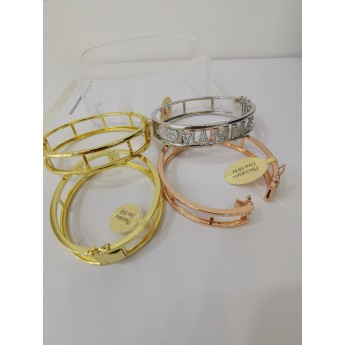 Bracciale Donna Rigido Con Nome Personalizzabile In Argento 925% "Realizziamo Tutti I Nomi" - 1