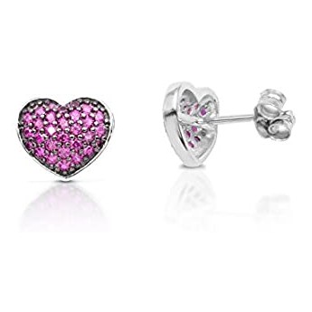 Orecchini Donna A Lobo A Cuore Fogi Silver 925 By Gianni Carita Ref- Bb34/1/2 - 1
