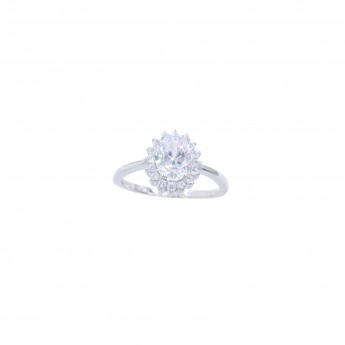 Anello Donna in argento 925% Fogi silver925 con pietre naturali Ref:BDA46/1/2C//14