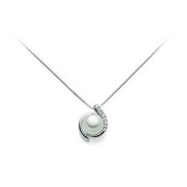 Collana Donna Perle coltivate col. bianco da mm. 4.5-5  Yukiko PCL4900Y oro 750%