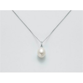 Collana Donna Perle coltivate col. bianco da mm. 4.5-5  Yukiko PCL4900Y oro 750%