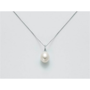 Collana Donna Perle coltivate col. bianco da mm. 4.5-5  Yukiko PCL4900Y oro 750%