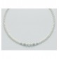 Collana Donna Perle coltivate col. bianco da mm. 4.5-5  Yukiko PCL4900Y oro 750%