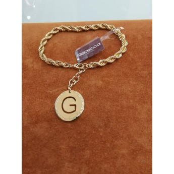 Bracciale Donna Rebecca collezione Groumette Bronzo Dorato BGUBBO03