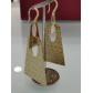 Orecchini Donna Rebecca Collezione Femme con due trapezi pendenti diamantati