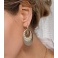 Orecchini Donna Rebecca Collezione Femme con due trapezi pendenti diamantati