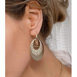 Orecchini Donna Rebecca Collezione Femme con due trapezi pendenti diamantati