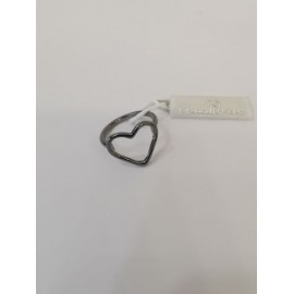 Anello donna campanella in argento 925% con zirconi, misura regolabile J-SAN1297