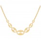 Collana donna in bronzo placcato dorato con effetto diamantato  Rebecca collezione Amalfi Ref: BAFKBO03