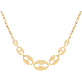 Collana donna in bronzo placcato dorato con effetto diamantato  Rebecca collezione Amalfi Ref: BAFKBO03