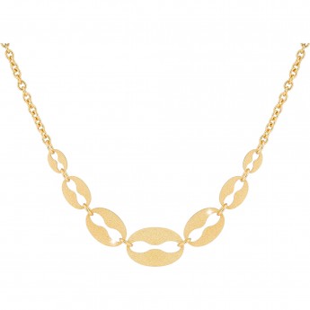 Collana donna in bronzo placcato dorato con effetto diamantato  Rebecca collezione Amalfi Ref: BAFKBO03
