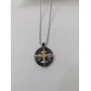 Collana Uomo Ananda Steel Rosa dei venti smaltata AS-ABRS25B