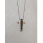 Collana Uomo Ananda Steel 316L croce in acciaio  AS-JCDU465N