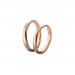 Fede Nuziale Unoaerre Ref-40 Afc1 Comoda 4 Mm. Oro Rosa 18Kt
