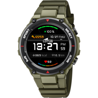 Orologio Uomo Lotus Smartwatch Resina colore verde militare GPS Ref-50024/3