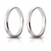 Fede Nuziale Unoaerre Ref- 40 Afc1 Comoda 4 Mm. Oro Bianco 18 Kt