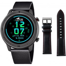 Orologio Uomo Smartwatch Lotus Smartime Multifunzione Nero 50022/1