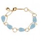 Bracciale Donna In Bronzo Dorato Con Coralli Multicolor BTUBOM09 - Rebecca