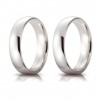Fede Nuziale Unoaerre Ref-50 Afc1 Comoda 5 Mm. Oro Bianco 18 Kt