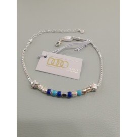 Bracciale Donna in Argento 925% rodiato elementi smaltati Dodo Mariani AL107