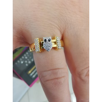 Anello Componibile Marcello Pane Letter Argento Oro Rosa ANYL 001 G