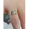 Anello Donna Componibile Marcello Pane Letter Argento Oro giallo ANYL 001 R