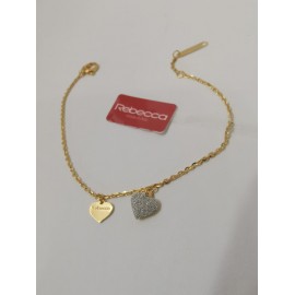 Bracciale donna Rebecca collezione jolie in argento 925% dorato e sabbia di diamanti SJOBCO23