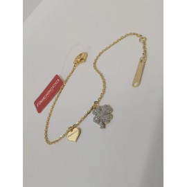 Bracciale donna Rebecca collezione jolie in argento 925% dorato e sabbia di diamanti SJOBCO21
