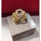 Anello Donna in argento 925% dorato con pavè di zirconi Marcello Pane Ref-ANFR 061