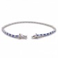 Bracciale Donna Tennis Argento 925% rodiato oro Bianco Cubic Zirconia verde Gioja Gioielli  J-STN0400SM2MM