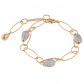 Orecchini Donna Rebecca Collezione Tulipe pendenti in bronzo placcato oro con pietra colorata pendente ref- BTUOOC01