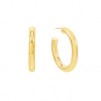 Orecchini Donna Cerchio in argento 925% colore oro giallo Laura p. Jewels OR0002G
