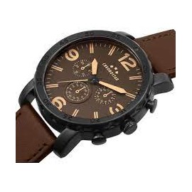 Orologio Uomo in pelle con cassa in acciaio black multifunzione Chronostar Casual -  R3751297002