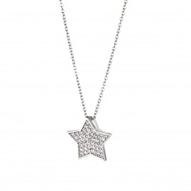 Collana Donna In Argento 925% Con Pendente Stella CLMS023