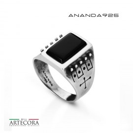 Anello Uomo Argento Ananda 925 Ref- A-AN01