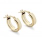 Orecchini Donna Streaked Cerchietto 1,5 cm in Argento 925% Dorato Ref- ORMA 003