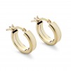 Orecchini Donna Streaked Cerchietto 1,5 cm in Argento 925% Dorato Ref- ORMA 003