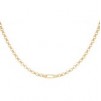 Collana Donna Rebecca MyWorld  in bronzo placcato oro 24kt con catena lavorata.
