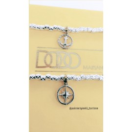 Bracciale Donna Dodo Mariani in argento 925% con charms Ancora in argento/oro