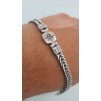 Bracciale Uomo in argento 925% rodio oro bianco  Ananda 925 ref: A-BR513N