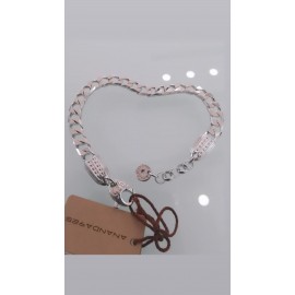 Bracciale Uomo in argento 925% maglia grumette Ananda 925 ref: ABR377B