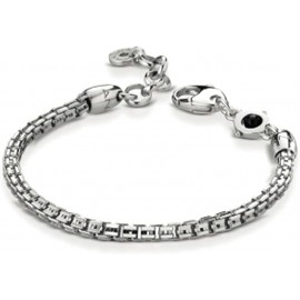  Bracciale Uomo in argento 925% rodio oro bianco  Ananda 925 ref: A-BR413B